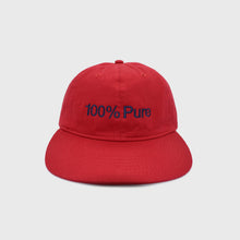 画像をギャラリービューアに読み込む, 100% Pure &quot;LOGOS&quot; Cotton Flat Visor Cap
